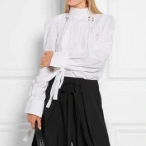 ISABEL MARANT Haut Skara Neo Romantic Top In White Size Medium 38
